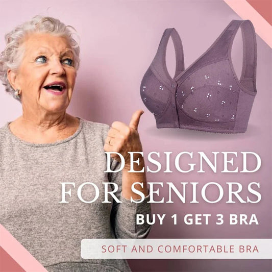 BUY 1 GET 2 FREE- 3PCS*Button Print Bra