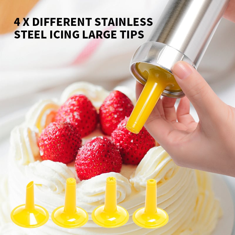 🍪Hot sale 49% off🧇Stainless steel cookie mould gun set