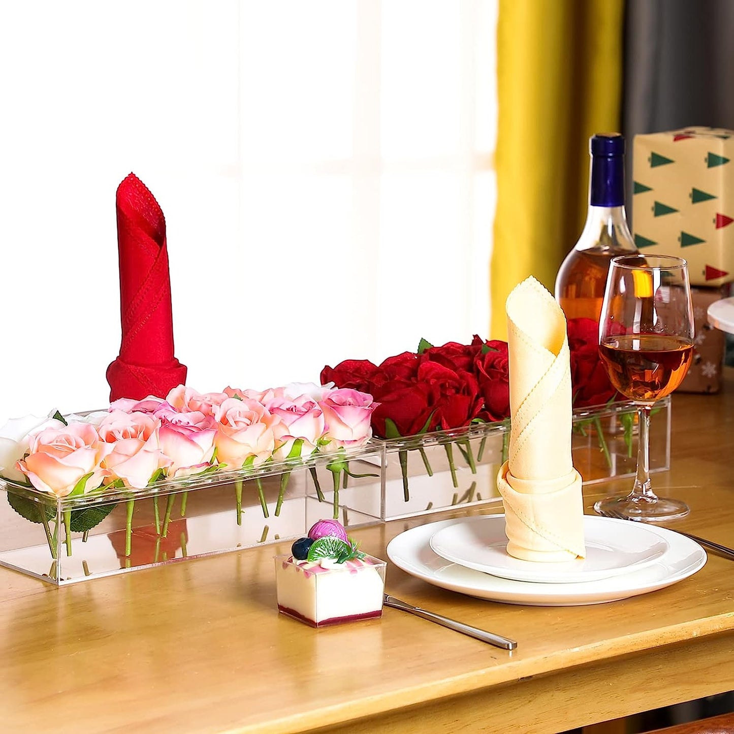 💥This Week's Special Price $26.99🎁Rectangular Acrylic Flower Box/Flower Vase