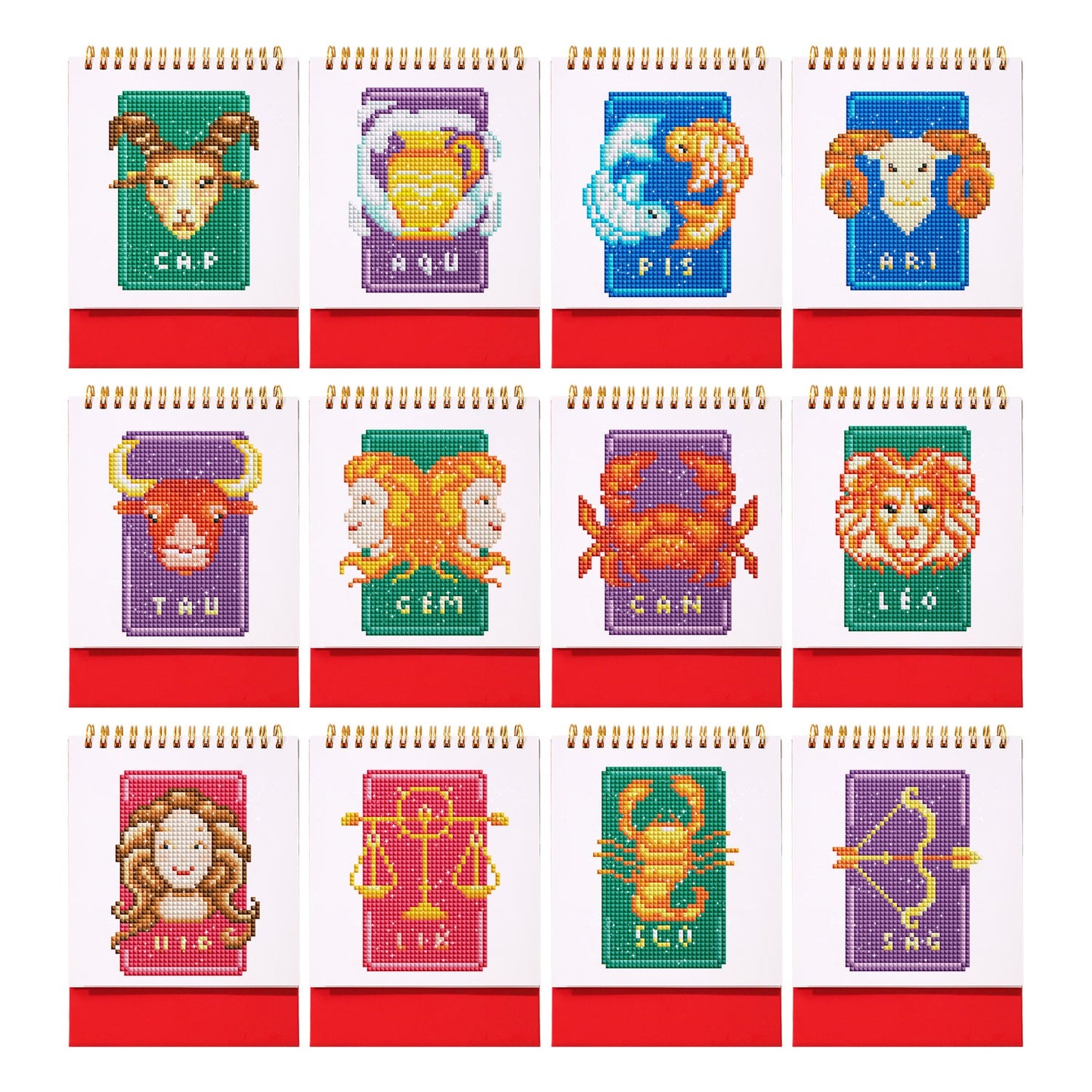 Zodiac Diamond Calendar