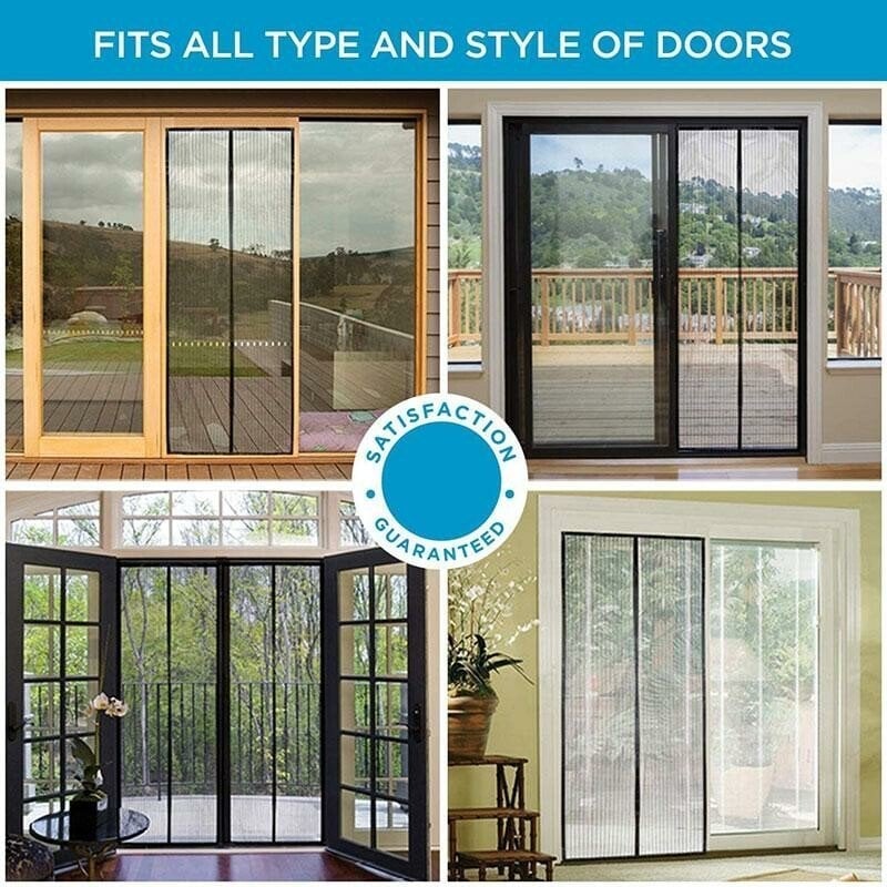 🔥Magnetic Screen Door👾Prevent mosquito-borne viruses