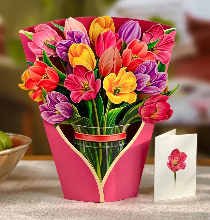 🔥Mother's Day Flash Sale - Save 50% 🔥Pop-up Bouquet Greeting Card