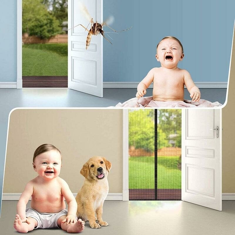 🔥Magnetic Screen Door👾Prevent mosquito-borne viruses