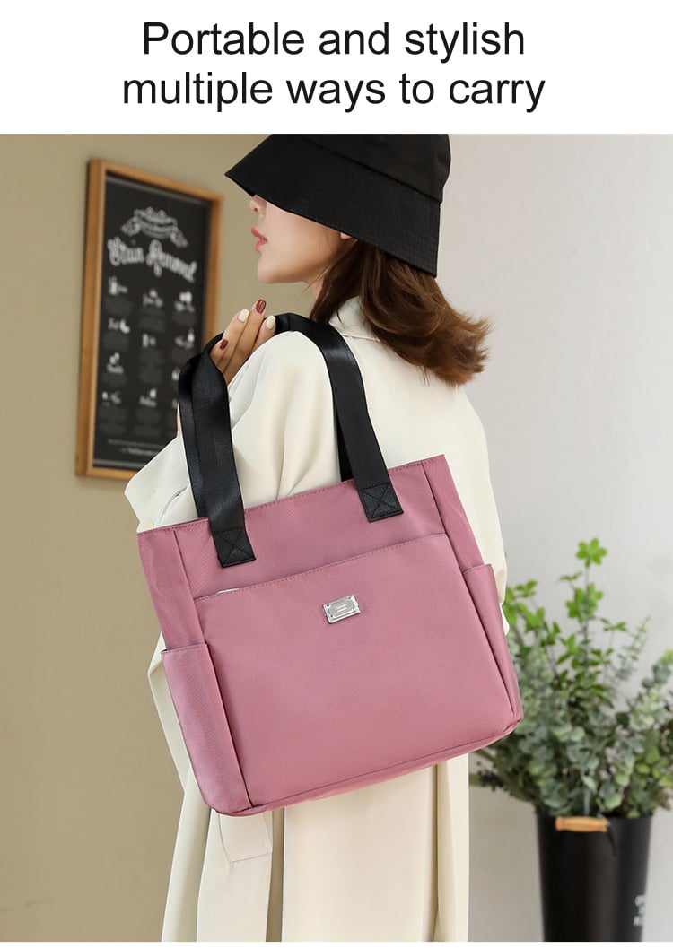 🔥2025 Large Capacity Waterproof Multi Pocket Nylon Shoulder Bag👜