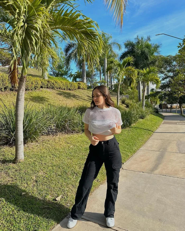 Adjustable Cargo Trousers in straight fit - The perfect blend of style and functionality