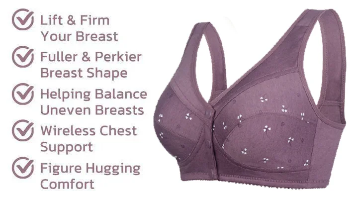 BUY 1 GET 2 FREE- 3PCS*Button Print Bra