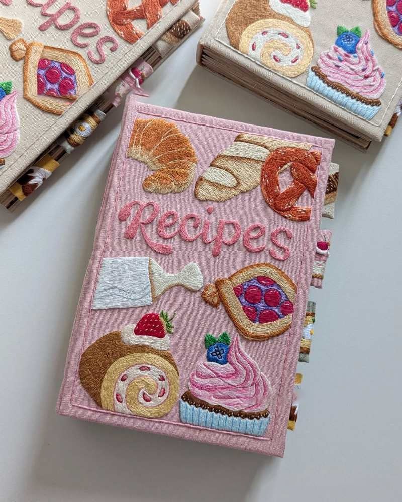 🥯55% off 🧀- Handmade Recipe Dessert Notebook