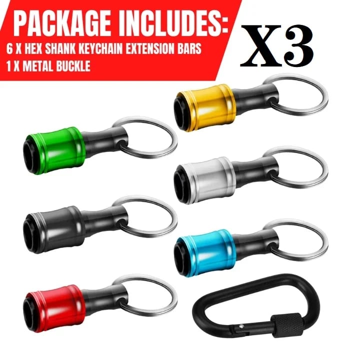 🔥1/4" Hexagonal screwdriver head bracket hiking buckle