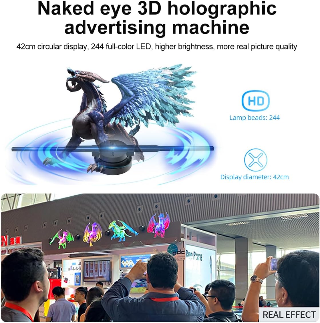 🔥This week's hot sale🔥3D Hologram LED Fan Projector