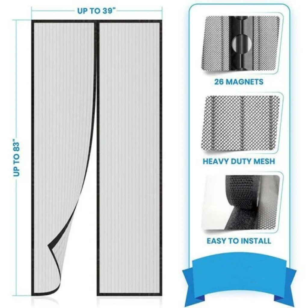 🔥Magnetic Screen Door👾Prevent mosquito-borne viruses