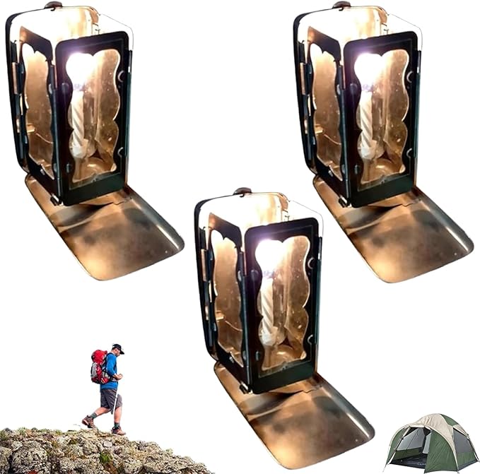 Folding pocket candle lantern