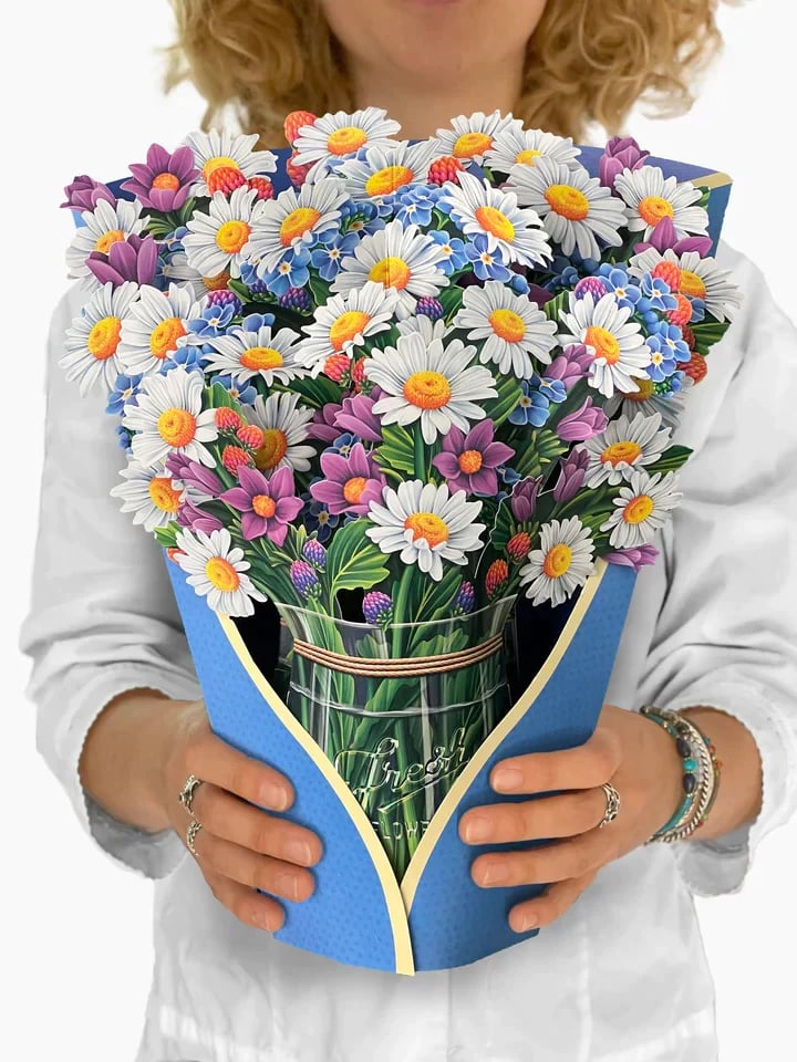 🔥Mother's Day Flash Sale - Save 50% 🔥Pop-up Bouquet Greeting Card