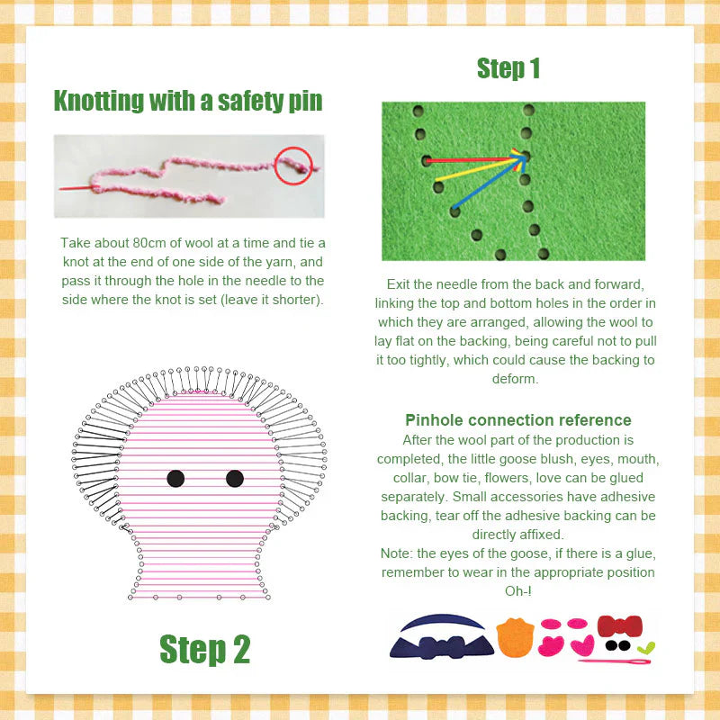 DIY Embroidery Doll Kit for Kids💝[The Perfect Gift]