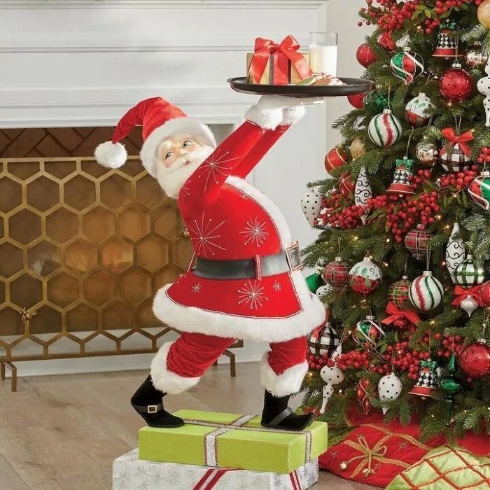 🔥This week's hot sale🔥 Santa Holdings Tray Figurine