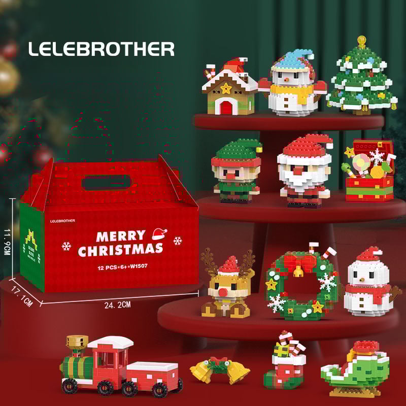 🔥🎄Santa Claus Design Building Blocks Toy