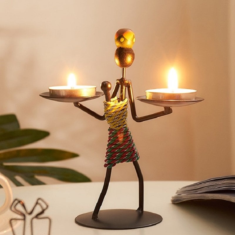 Naotstore - Steel Candlestick-Home Decoration
