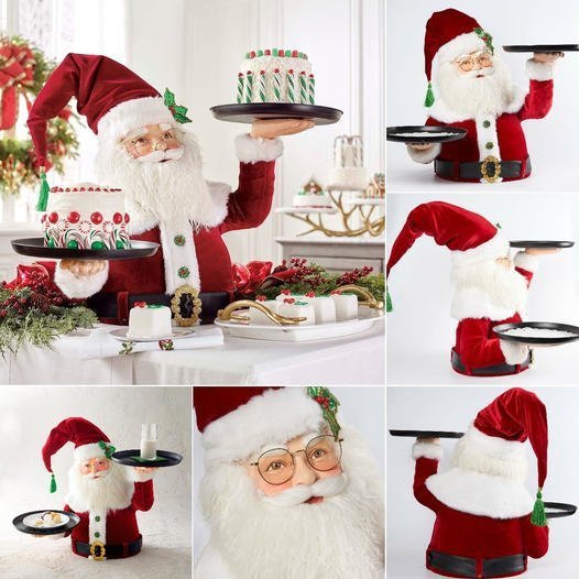 🔥This week's hot sale🔥 Santa Holdings Tray Figurine