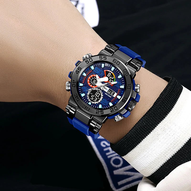 Multifunctional LED Waterproof Digital Watch
