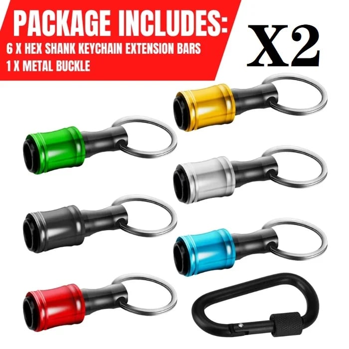 🔥1/4" Hexagonal screwdriver head bracket hiking buckle