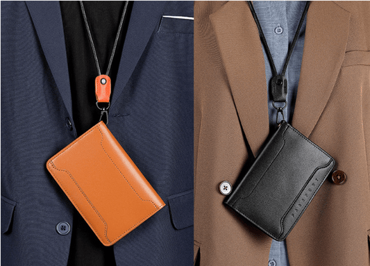 Cowhide multifunctional wallet  passport bag  travel ticket storage  passport holder