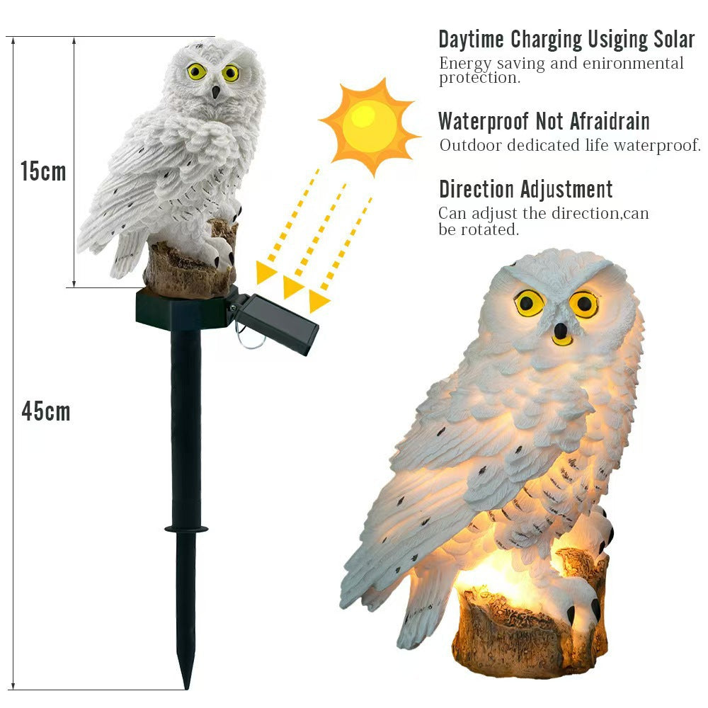 🔥 Limited-Time Offer 🔥 Waterproof Solar Owl Light