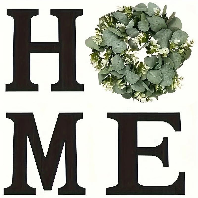 🌸HOME Wooden Letter Sign: Modern Farmhouse Wall Decor