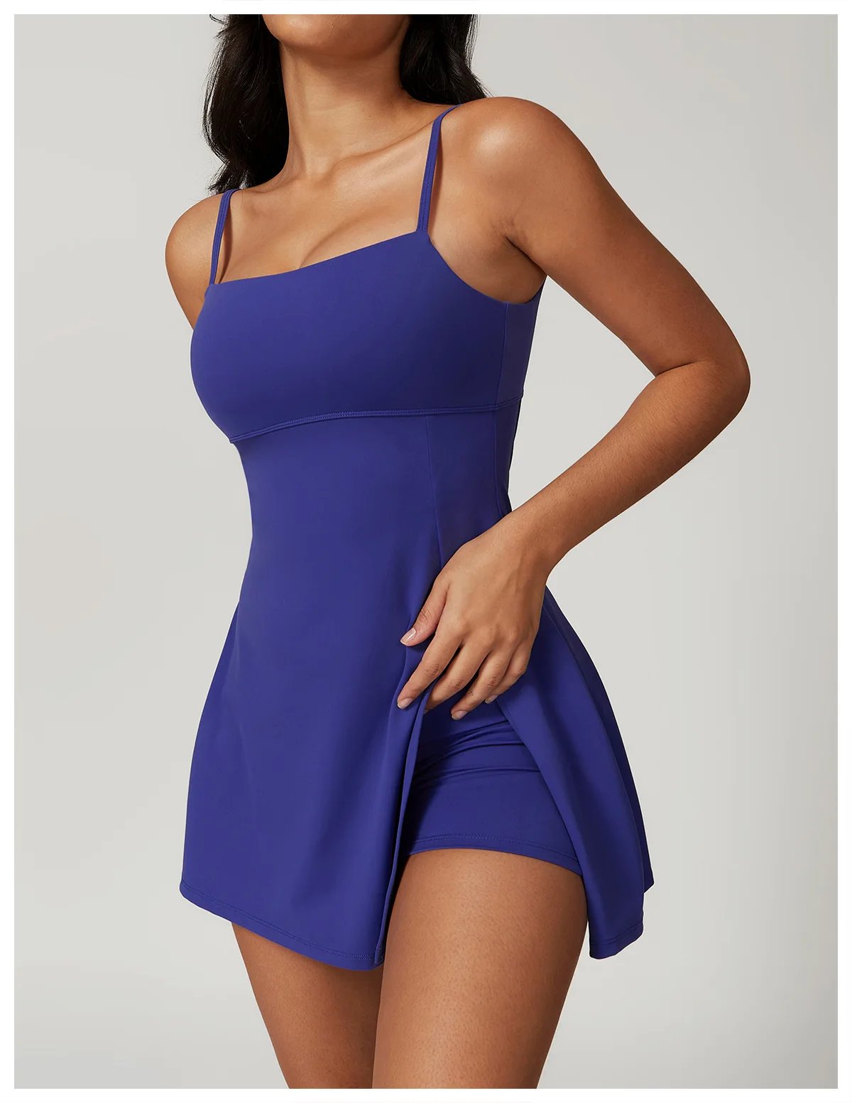 🔥SALE 49% OFF🔥2 in 1 Split Hem Sports Dress - Buy two and get free shipping!