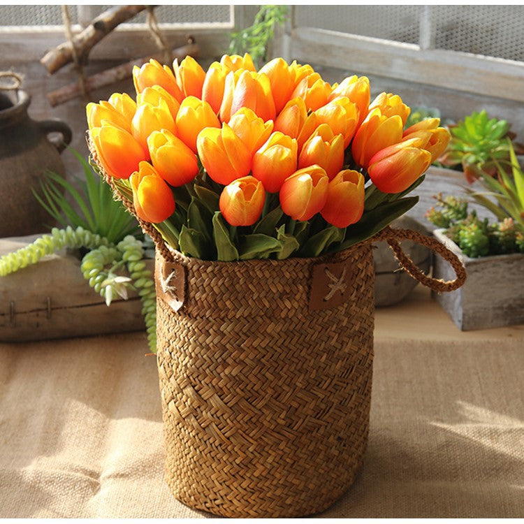UV Resistant Lifelike Artificial Tulips Flowers