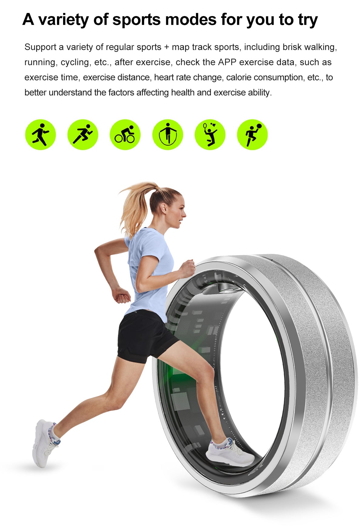 (🔥50% off) Smart Ring (IP68 Waterproof) Compatible with iOS and Android