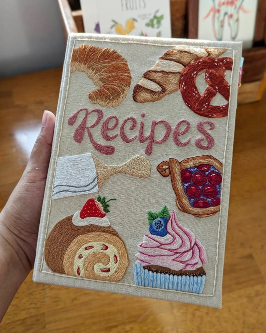 🥯55% off 🧀- Handmade Recipe Dessert Notebook