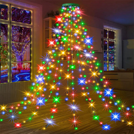 Waterfall Lights – Effortless Holiday Magic That Makes Your Tree Shine Like Never Before