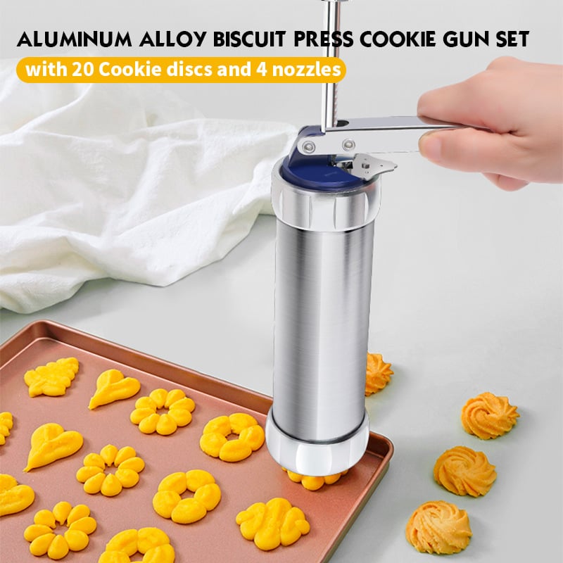 🍪Hot sale 49% off🧇Stainless steel cookie mould gun set