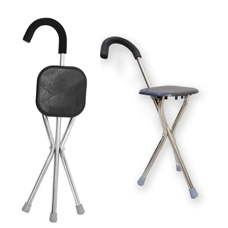 2025 New Design elderly crutch stool-Free shipping
