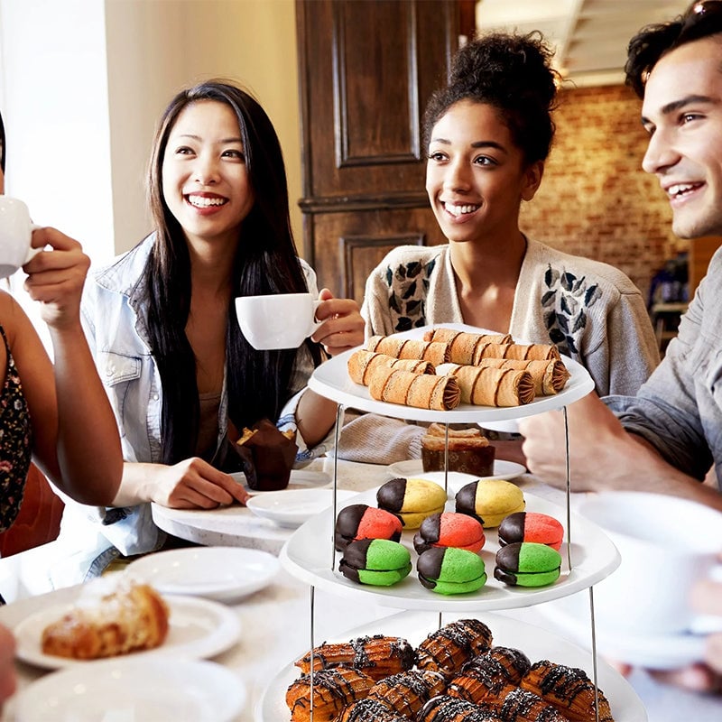 🍇🍨New three-tier foldable party trays
