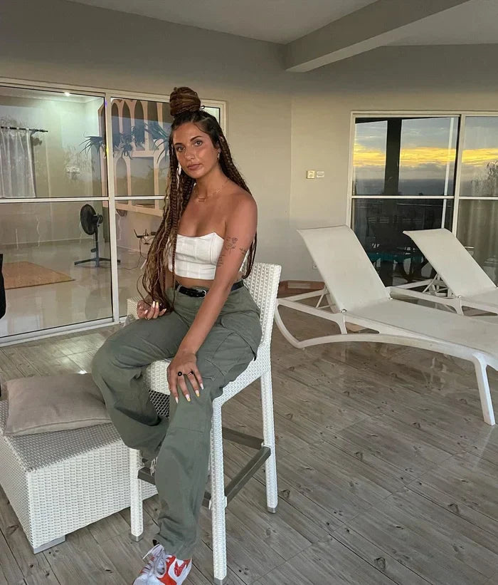 Adjustable Cargo Trousers in straight fit - The perfect blend of style and functionality