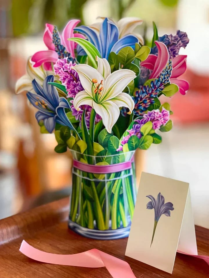 🔥Mother's Day Flash Sale - Save 50% 🔥Pop-up Bouquet Greeting Card
