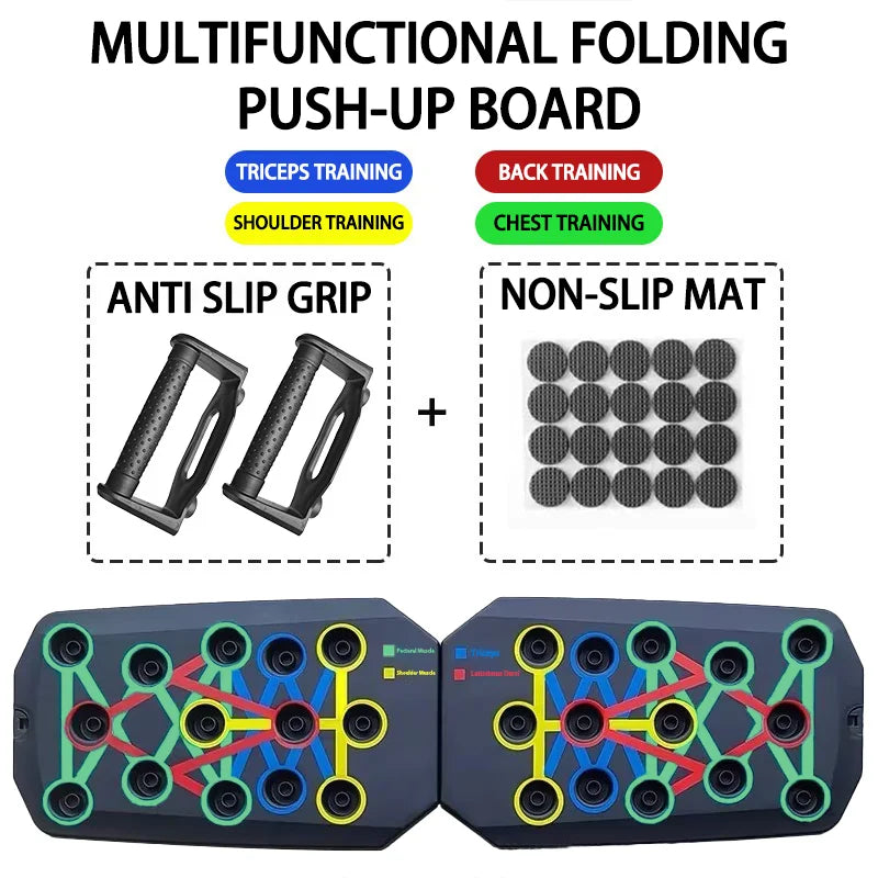 Multifunctional Foldable Push-up Board Set