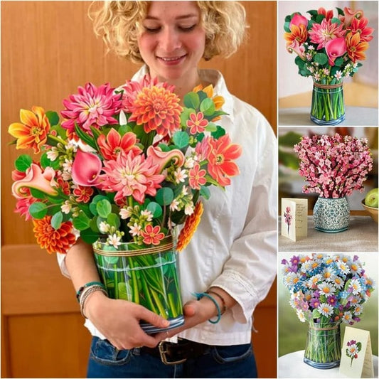 🔥Mother's Day Flash Sale - Save 50% 🔥Pop-up Bouquet Greeting Card