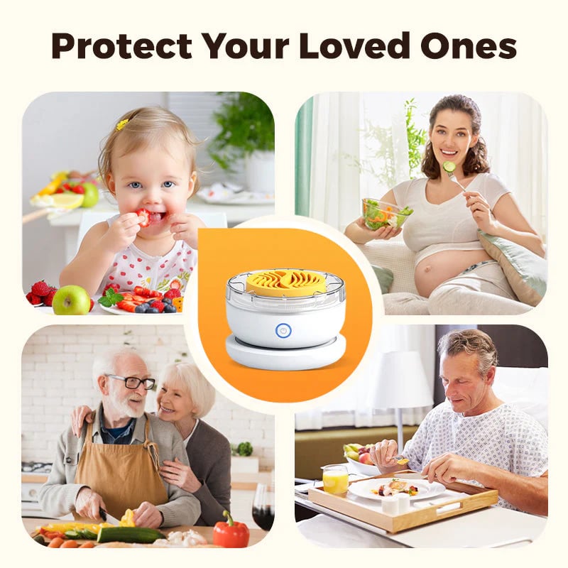 🎉Wireless Waterproof Portable Food Cleaner & Purifier🍉🥬