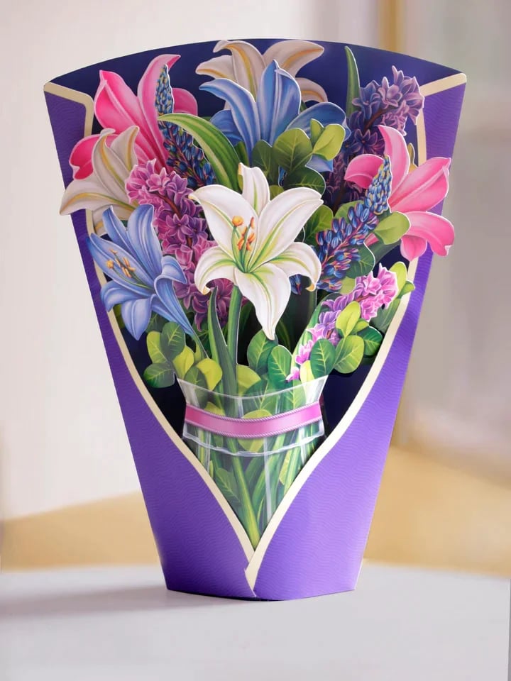 🔥Mother's Day Flash Sale - Save 50% 🔥Pop-up Bouquet Greeting Card