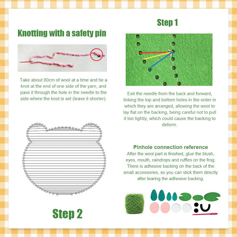 DIY Embroidery Doll Kit for Kids💝[The Perfect Gift]