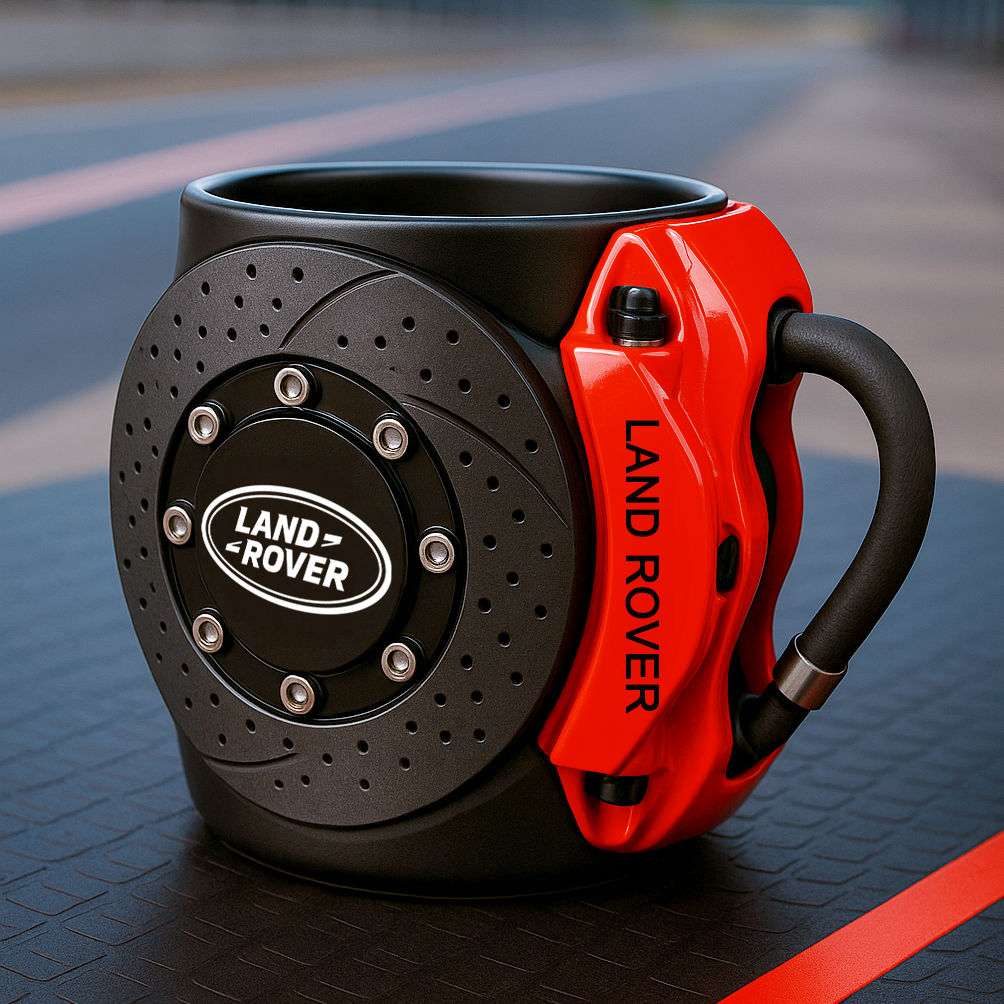 🏎️the coolest brake caliper mug with a car logos