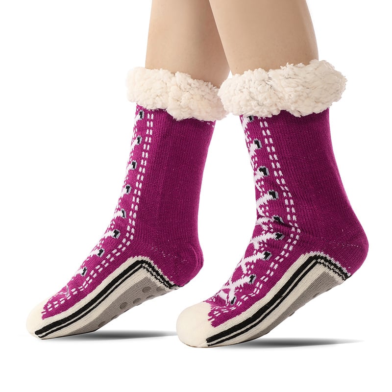Super hot 🔥ultra-thick cashmere slipper home socks 🧦