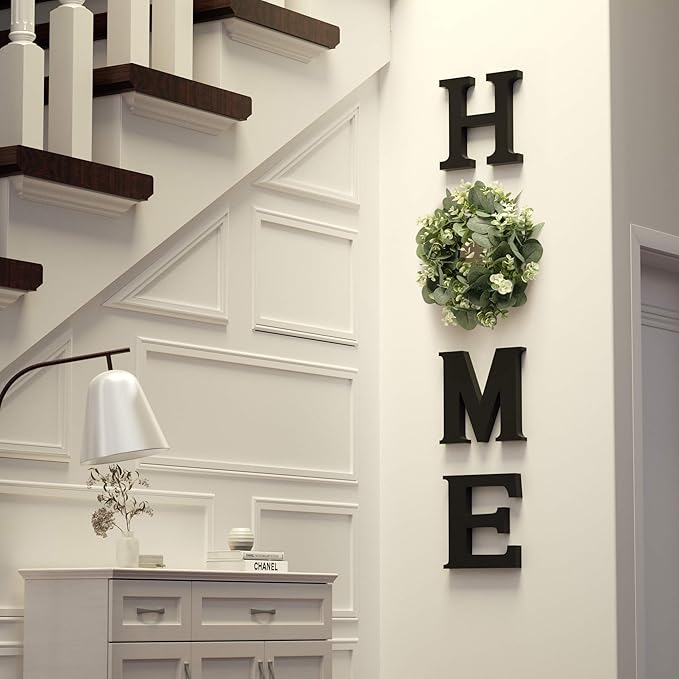 🌸HOME Wooden Letter Sign: Modern Farmhouse Wall Decor