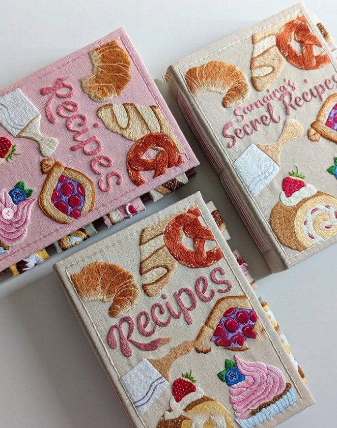 🥯55% off 🧀- Handmade Recipe Dessert Notebook