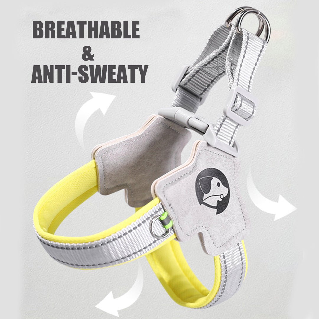 Mesh Fabric Reflective Dog Vest-Buy and get a free rope