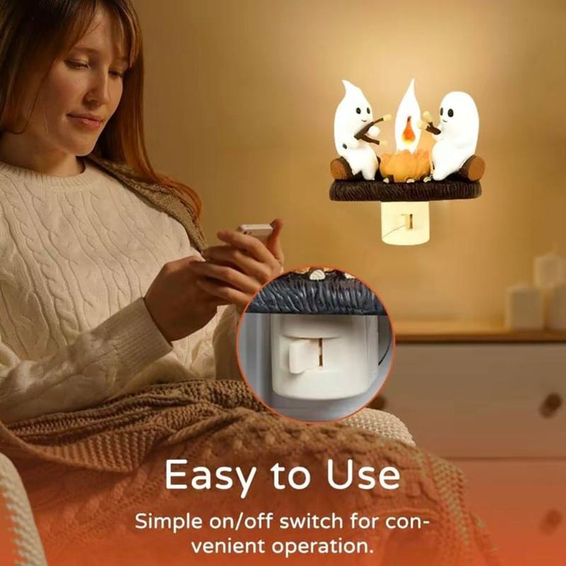 🎃Ghost Campfire NightLight