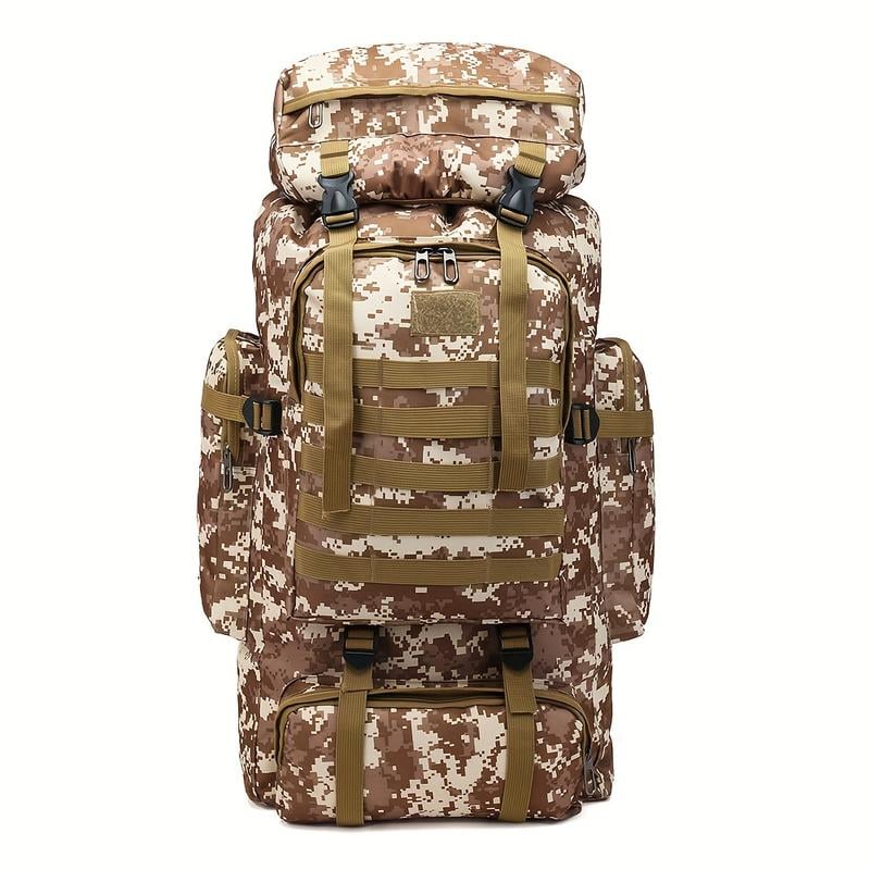 Prepper Bags, 80L Big Forest Bugout Bags, 600D Oxford Fabric Go Bag