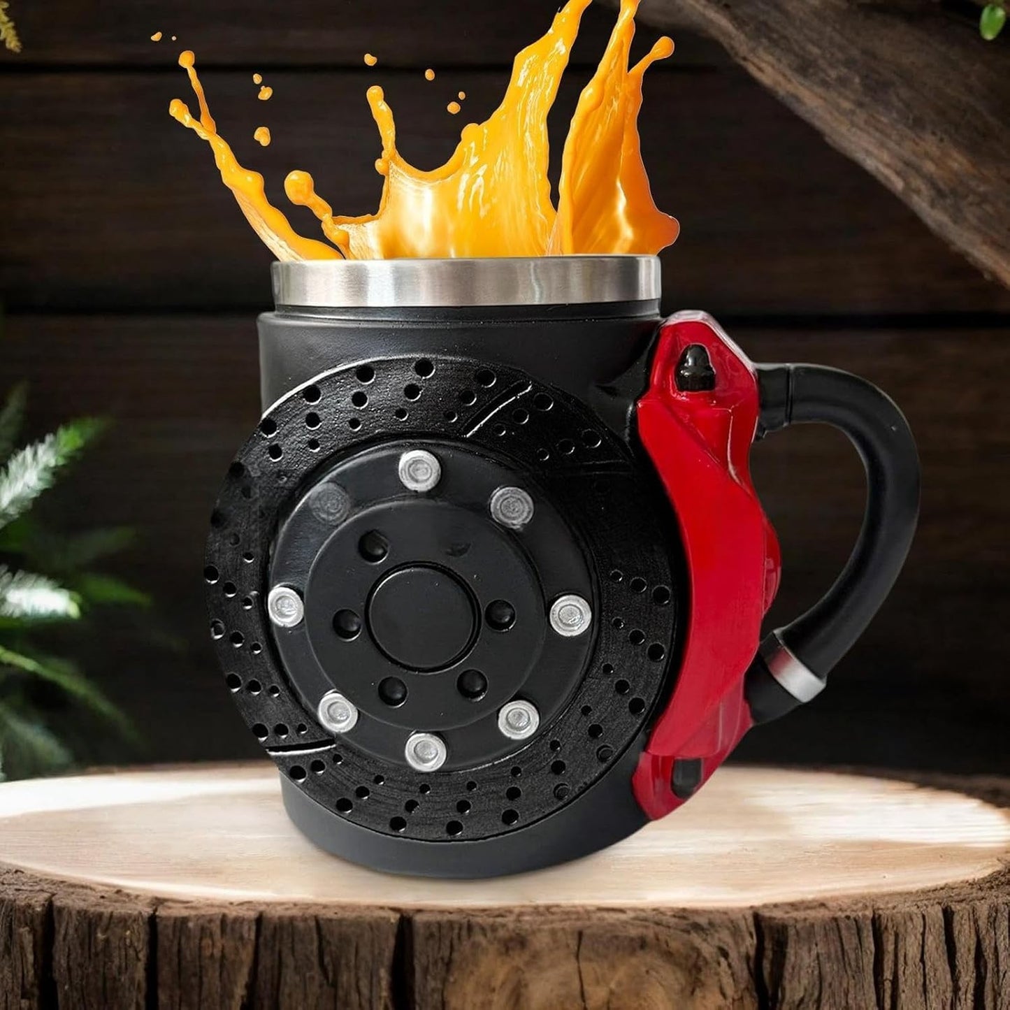 🏎️the coolest brake caliper mug with a car logos