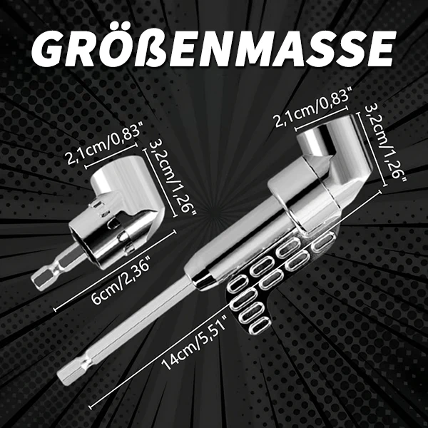 FlexiDrive - 105-Degree Angle Drill Adapter